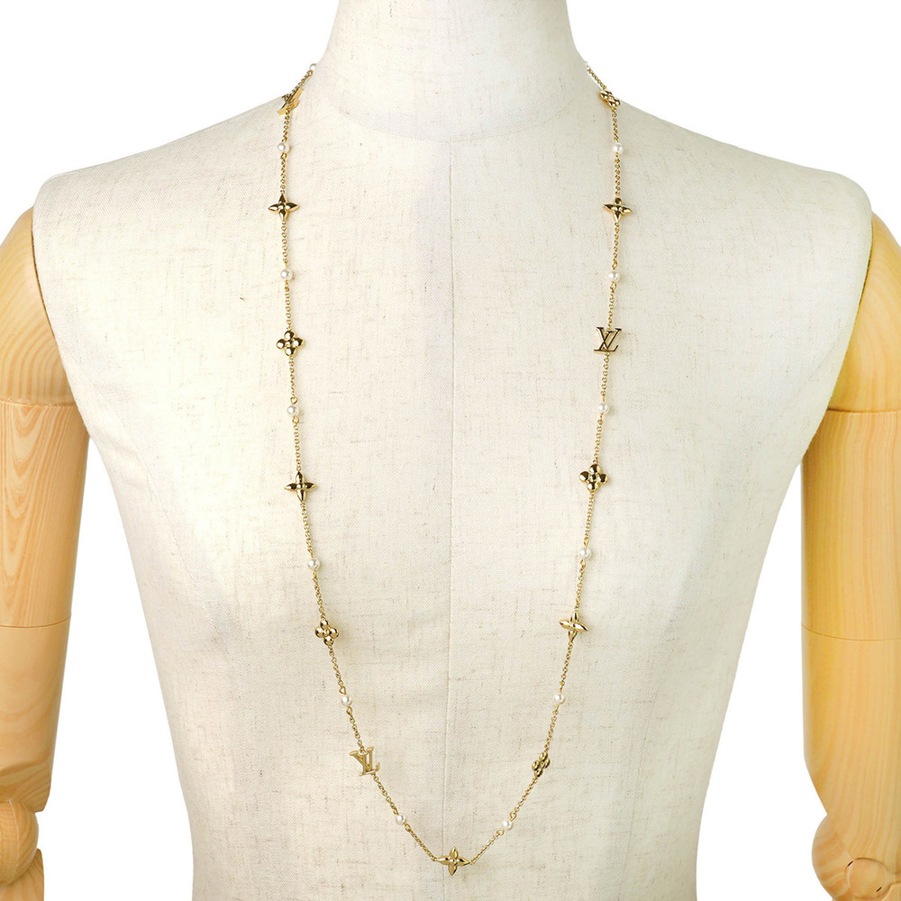 Louis Vuitton Louisa Sautoir Gold Jewelry - Picture 6 of 8